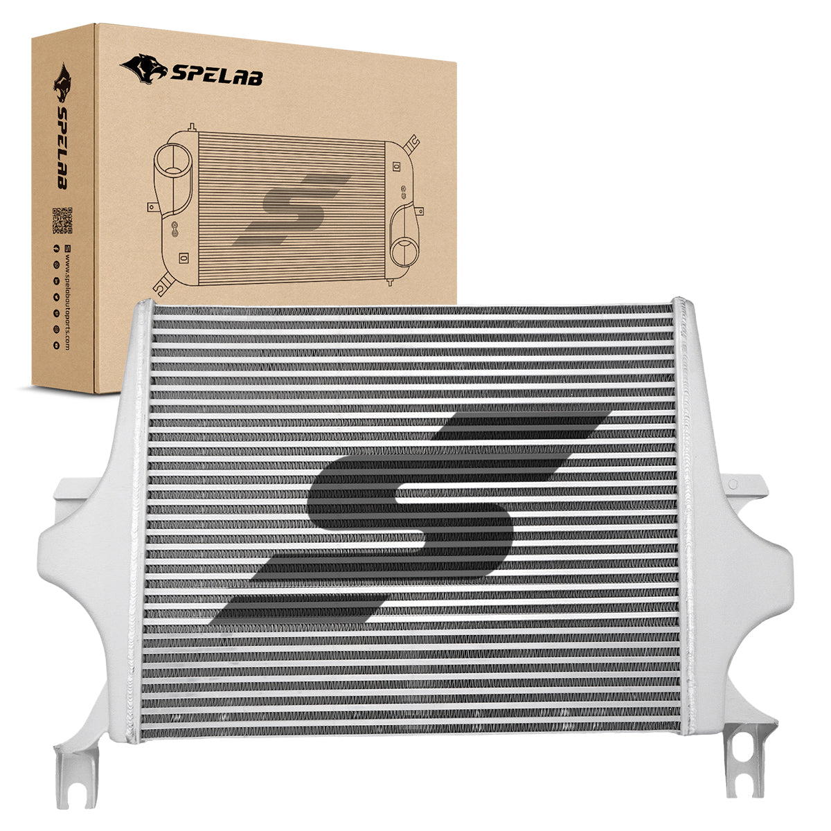 Tube-Fin Intercooler for 2003-2007 Ford 6.0L Powerstroke F250 F350 F450 F550 | SPELAB
