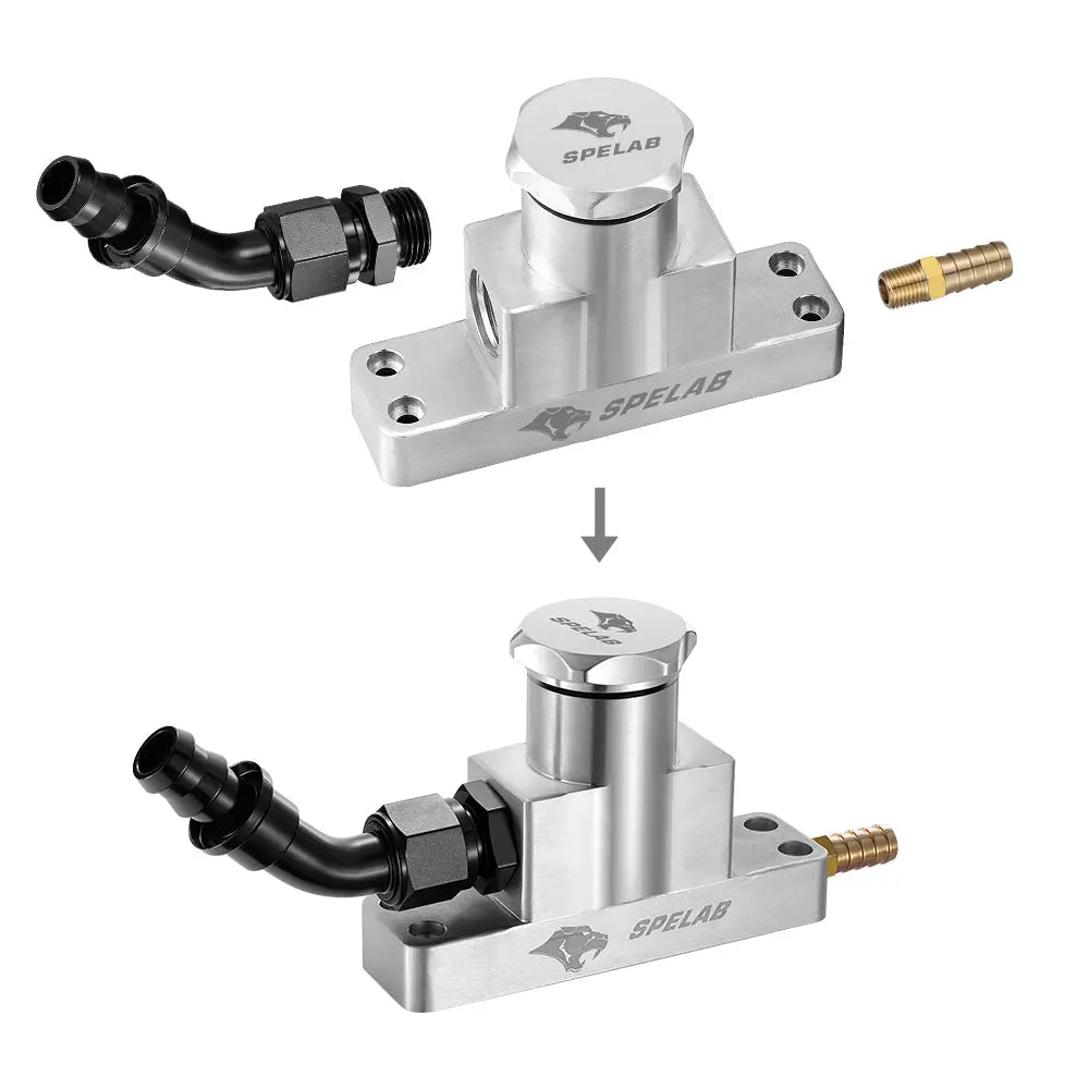 CCV PCV ReRoute Delete Kit For 2008-2010 6.4L Powerstroke Diesel Ford F250 F350 F450 F550 | SPELAB