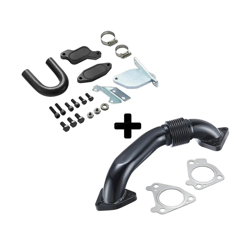 2007.5-2010 6.6L Duramax LMM EGR Delete Kit High Flow Intake Elbow Pipe Tube | SPELAB