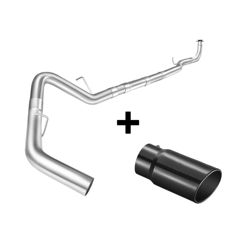 4"/5" Downpipe-Back 2017-2025 L5P 6.6 Duramax DPF Delete Race Pipe | SPELAB