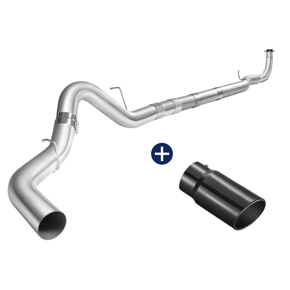 4"/5" Downpipe-Back 2011-2015 LML 6.6 Duramax DPF Delete Race Pipe | SPELAB