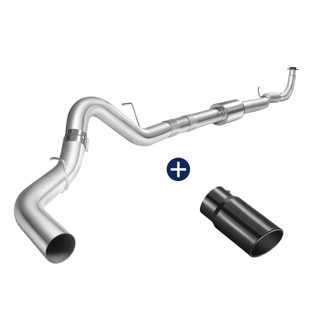 4"/5" Downpipe-Back 2011-2015 LML 6.6 Duramax DPF Delete Race Pipe | SPELAB