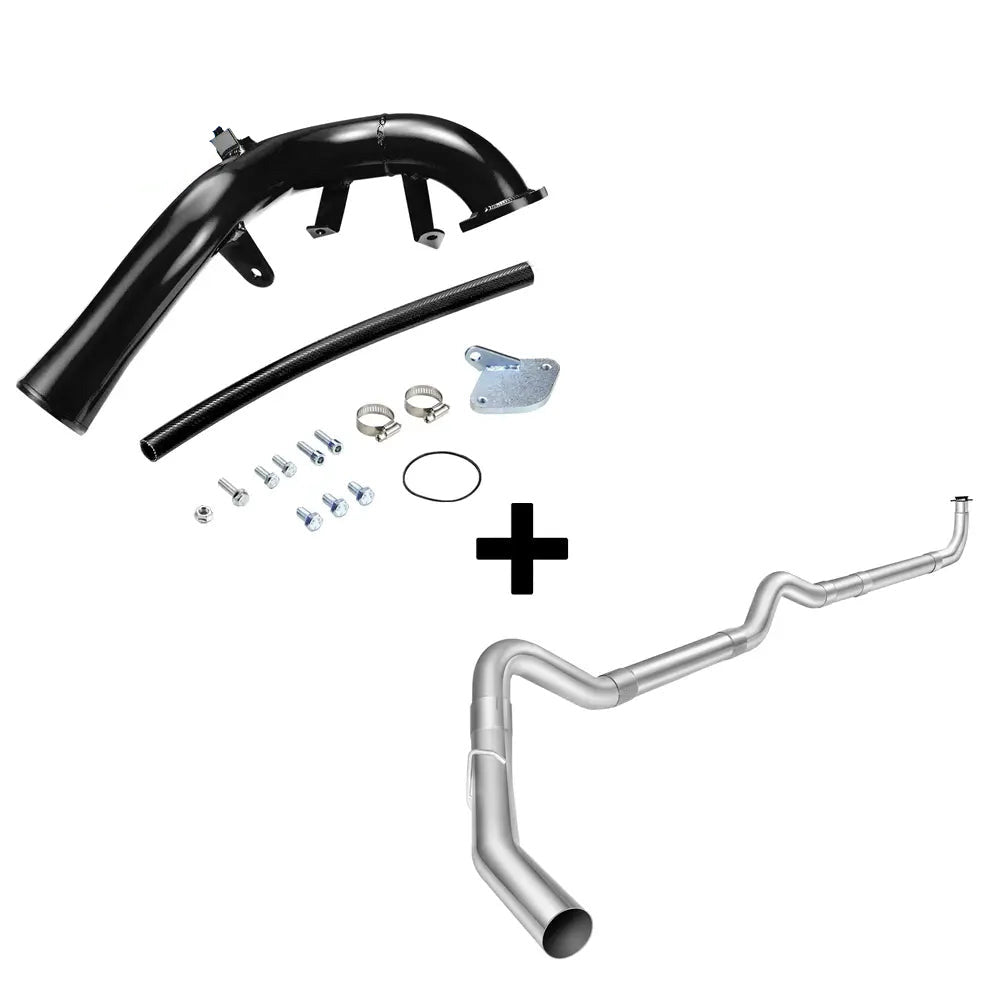 SPELAB 2006-2007 6.6L Duramax LBZ EGR Delete Kit w/High Flow Intake Elbow