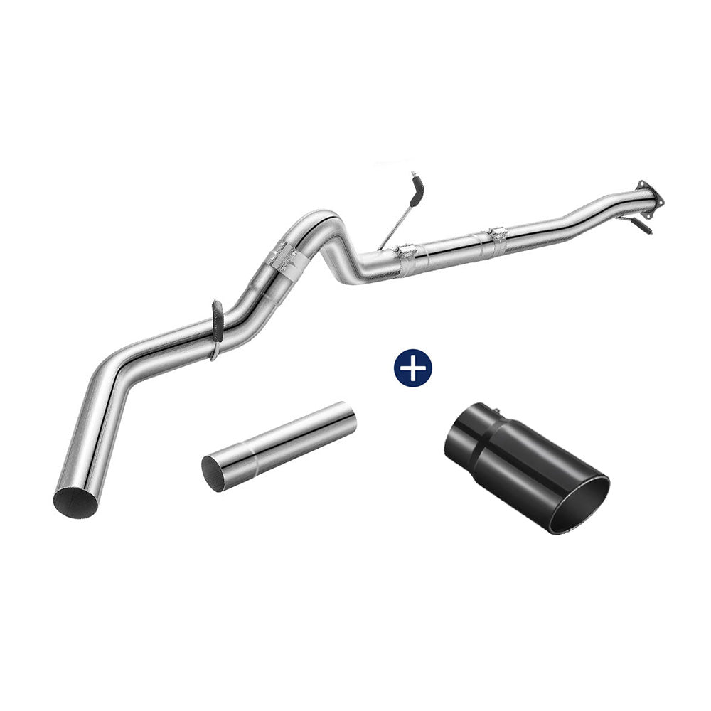 4"/5" Downpipe-Back 2011-2015 LML 6.6 Duramax DPF Delete Race Pipe | SPELAB