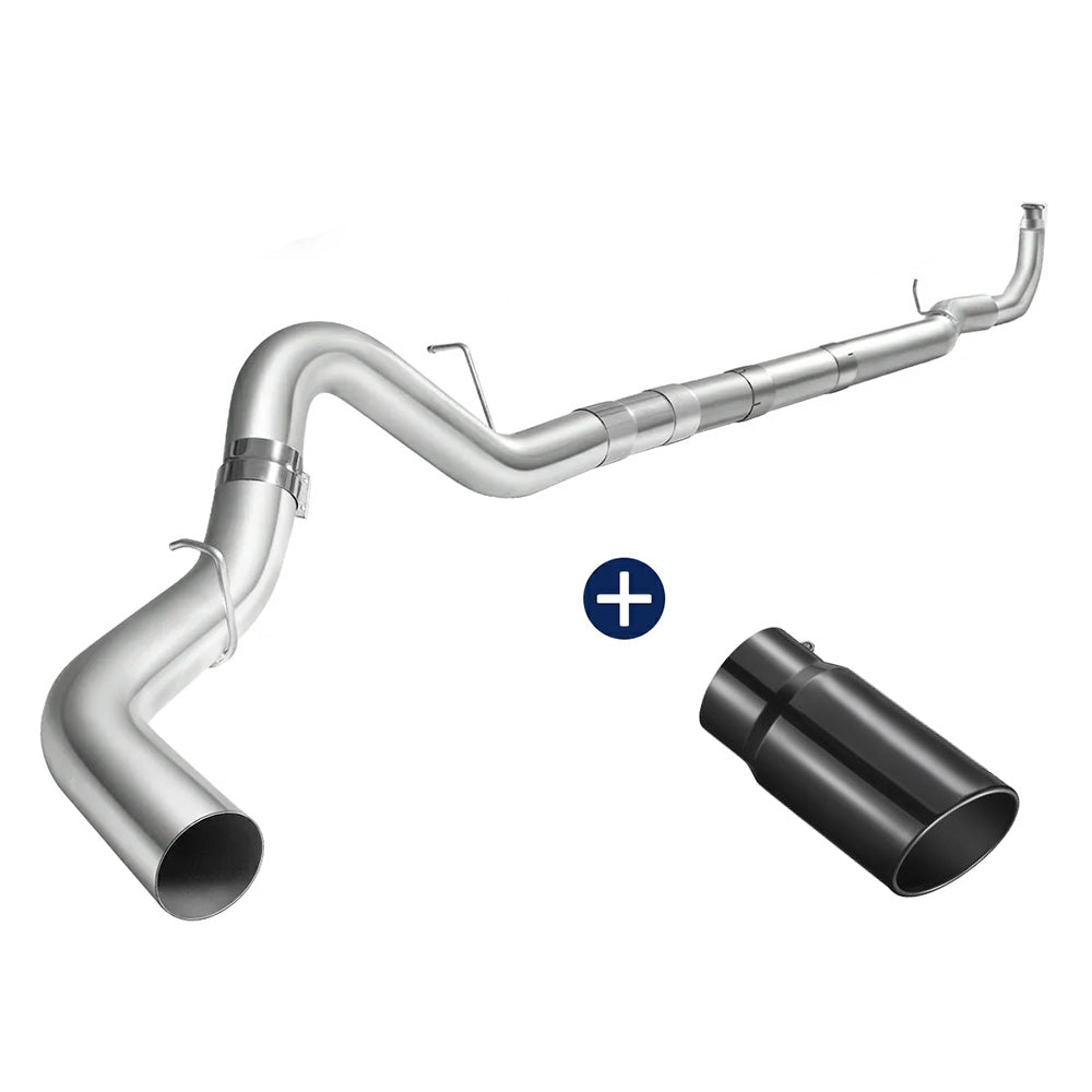 4"/5" Downpipe-Back 2011-2015 LML 6.6 Duramax DPF Delete Race Pipe | SPELAB