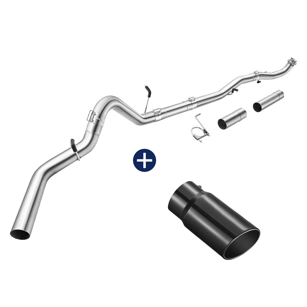 4"/5" Downpipe-Back 2017-2025 L5P 6.6 Duramax DPF Delete Race Pipe | SPELAB