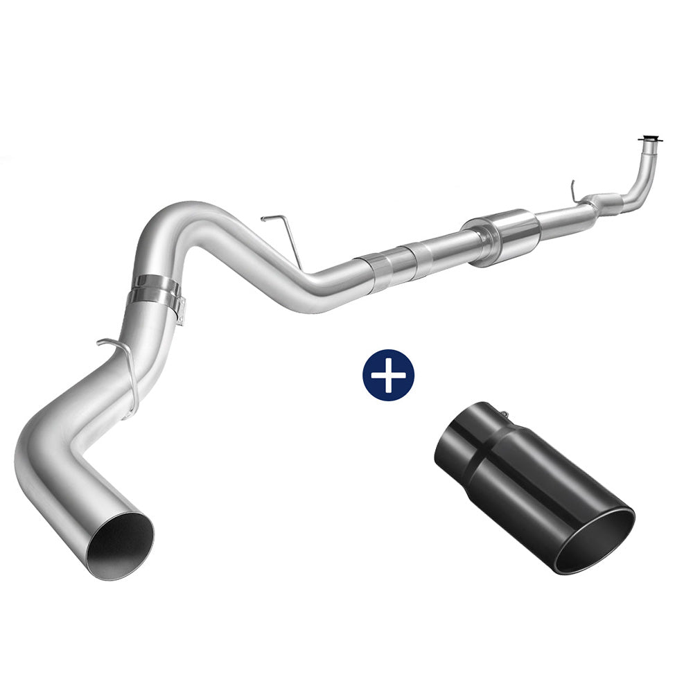 4"/5" Downpipe-Back 2017-2025 L5P 6.6 Duramax DPF Delete Race Pipe | SPELAB