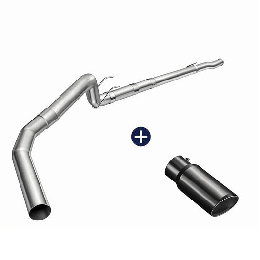 4" Cat & DPF Delete Race Pipe for 2008-2010 Ford 6.4 Powerstroke | SPELAB