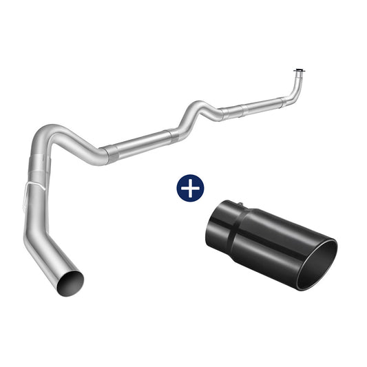 4'/5' Downpipe-Back 2001-2007 LBZ LLY LB7 6.6 Duramax DPF Delete Race Pipe | SPELAB