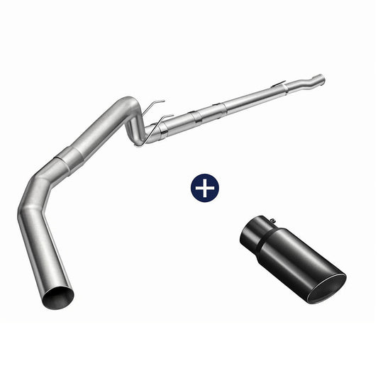 4‘’ Downpipe-Back 2008-2010 Ford 6.4 Powerstroke DPF Delete Race Pipe | SPELAB