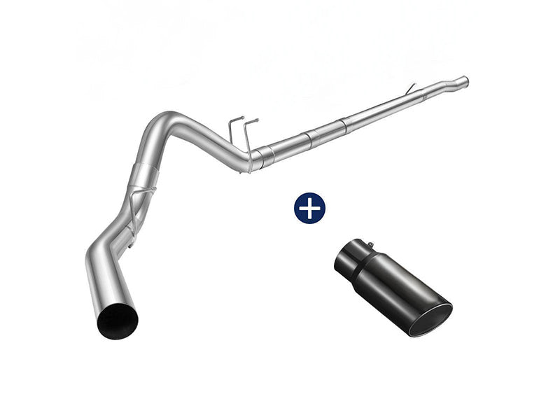 4"/5" Downpipe-Back 2011-2024 Ford 6.7 Powerstroke DPF Delete Race Pipe | SPELAB