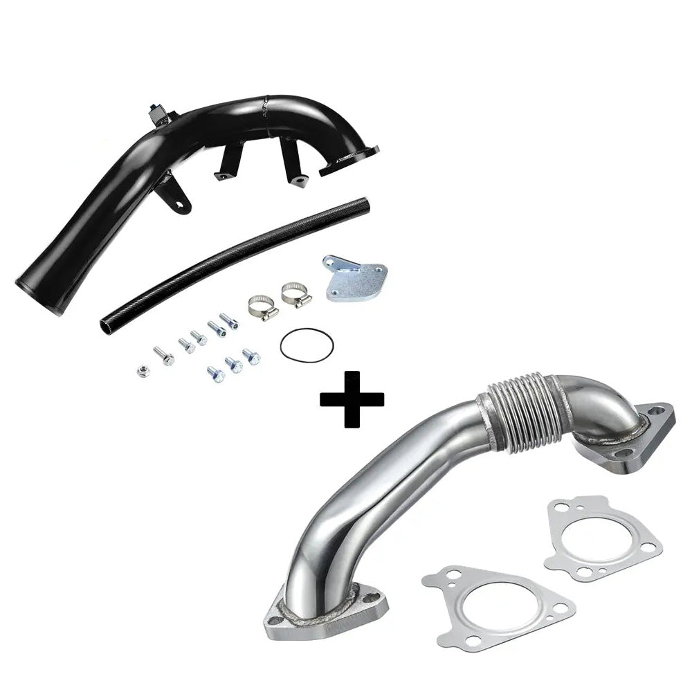 SPELAB 2006-2007 6.6L Duramax LBZ EGR Delete Kit w/High Flow Intake Elbow