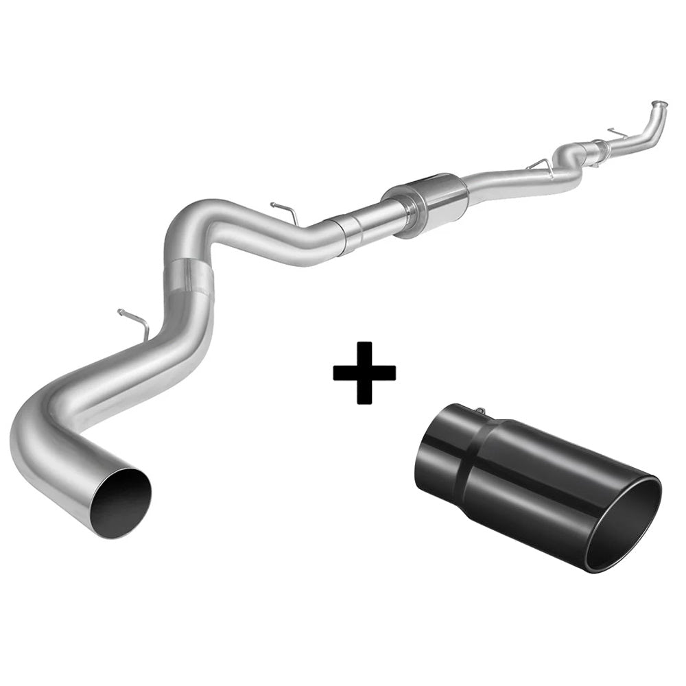 4'/5' Downpipe-Back 2001-2007 LBZ LLY LB7 6.6 Duramax DPF Delete Race Pipe | SPELAB