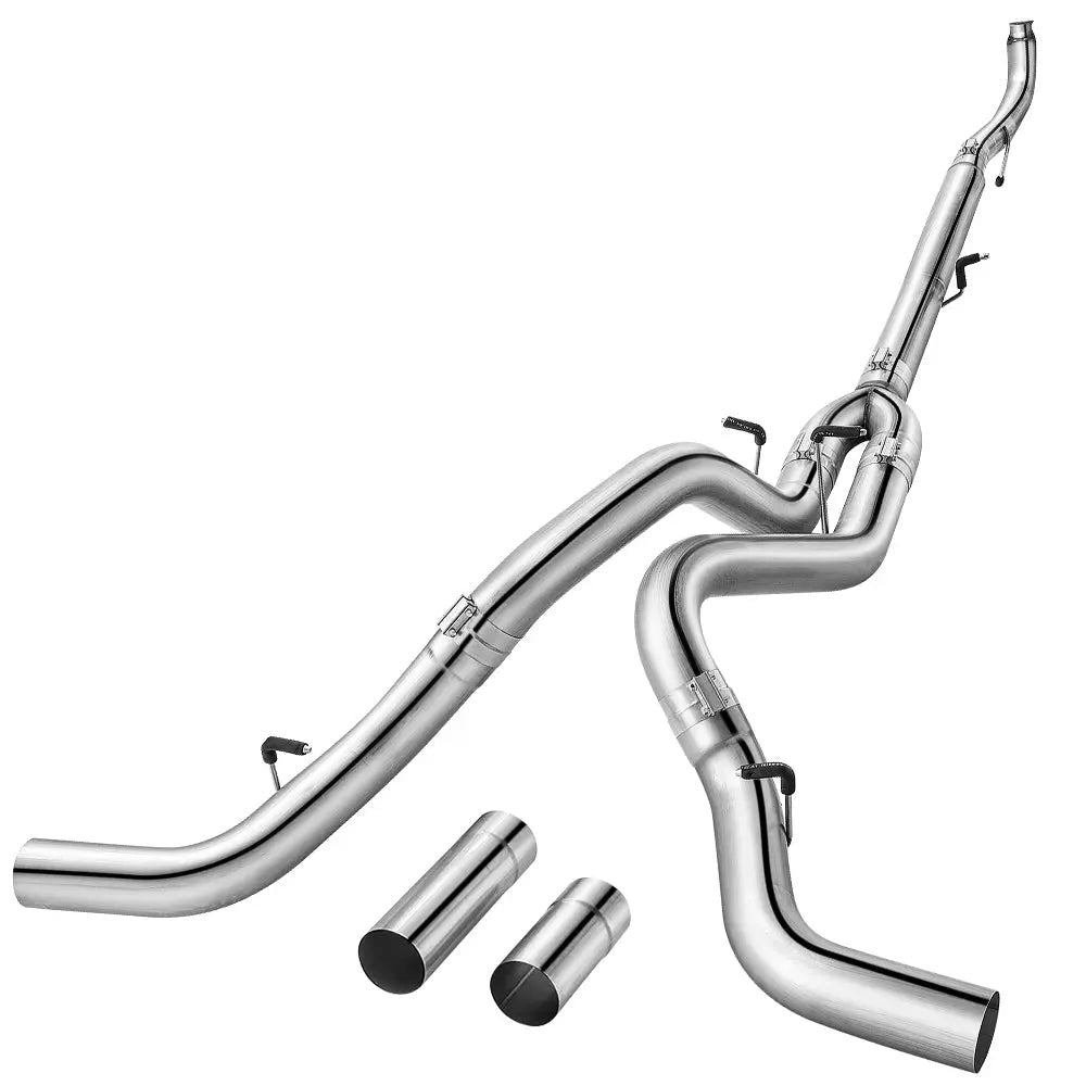 4"/5" Downpipe-Back 2011-2015 LML 6.6 Duramax DPF Delete Race Pipe | SPELAB
