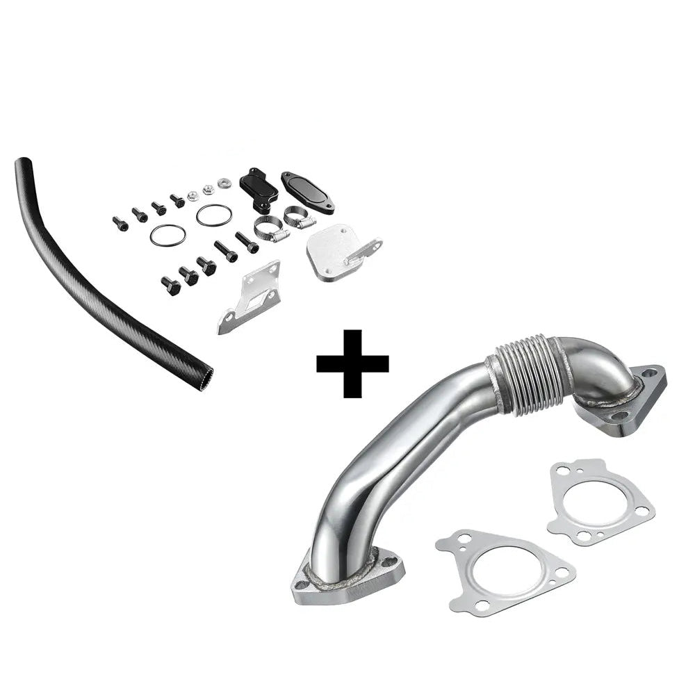 SPELAB 2006-2007 6.6L Duramax LBZ EGR Delete Kit w/High Flow Intake Elbow
