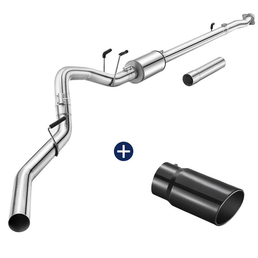 4"/5" 2011-2024 Ford 6.7 Powerstroke DPF Delete Race Pipe w/Muffler Exhaust | SPELAB