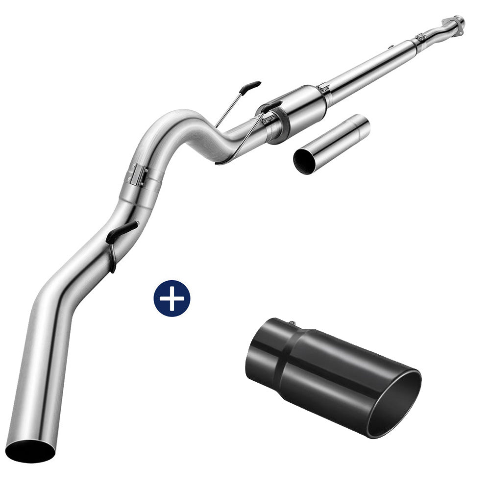 4"/5" 2011-2024 Ford 6.7 Powerstroke DPF Delete Race Pipe w/Muffler Exhaust | SPELAB