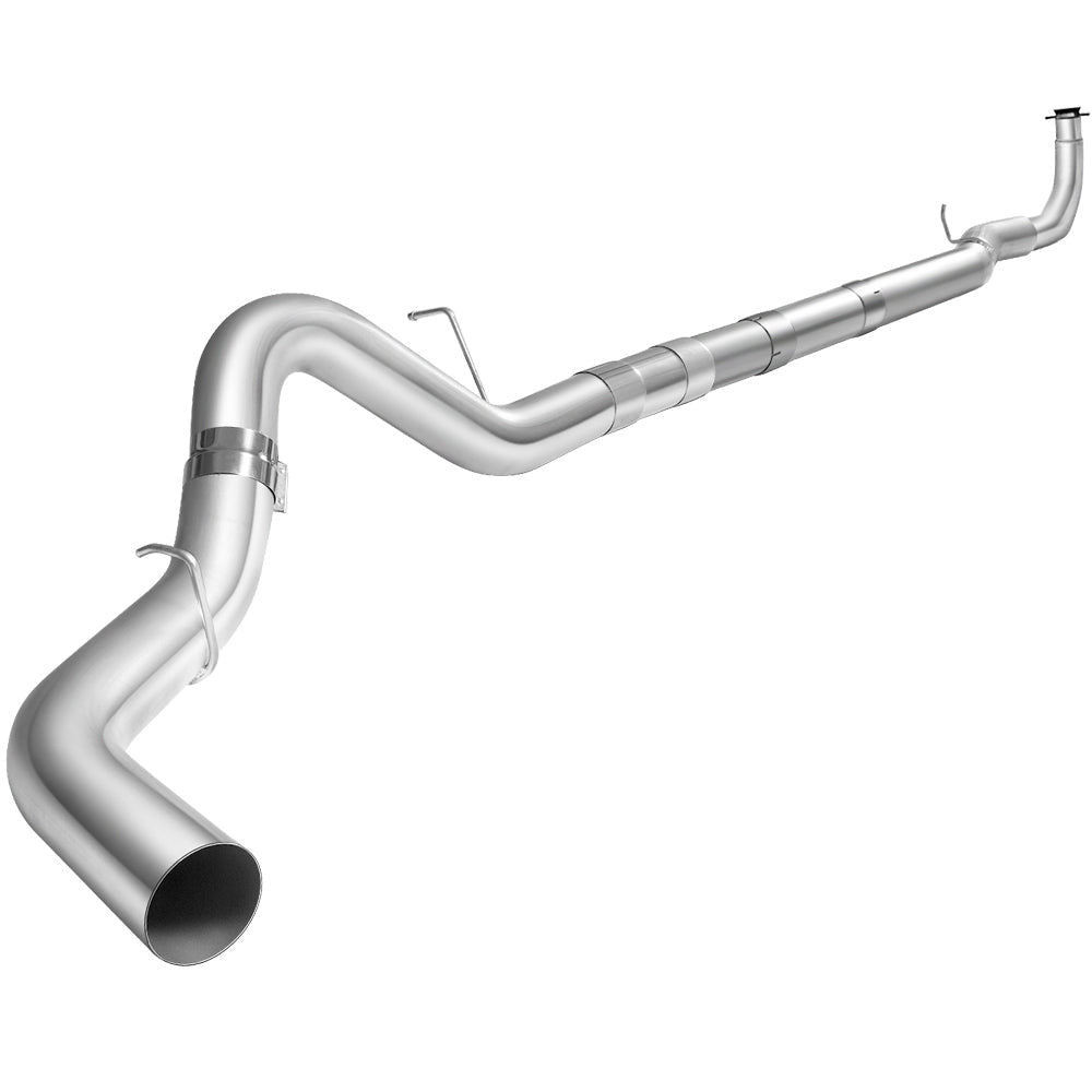 4" Downpipe-Back 2017-2019 L5P 6.6 Duramax DPF Delete Race Pipe(Free Exhaust Tips)