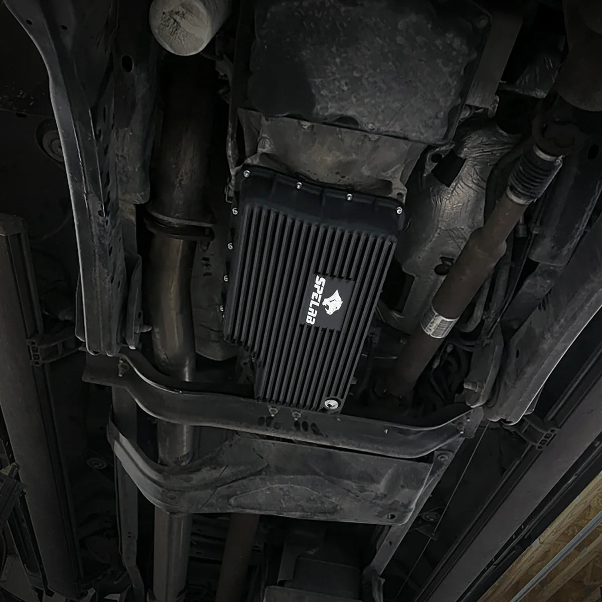 6r140-transmission-pan-for-2011-2019-ford-6-7l-powerstroke-f250-f350-f450-spelab-7175