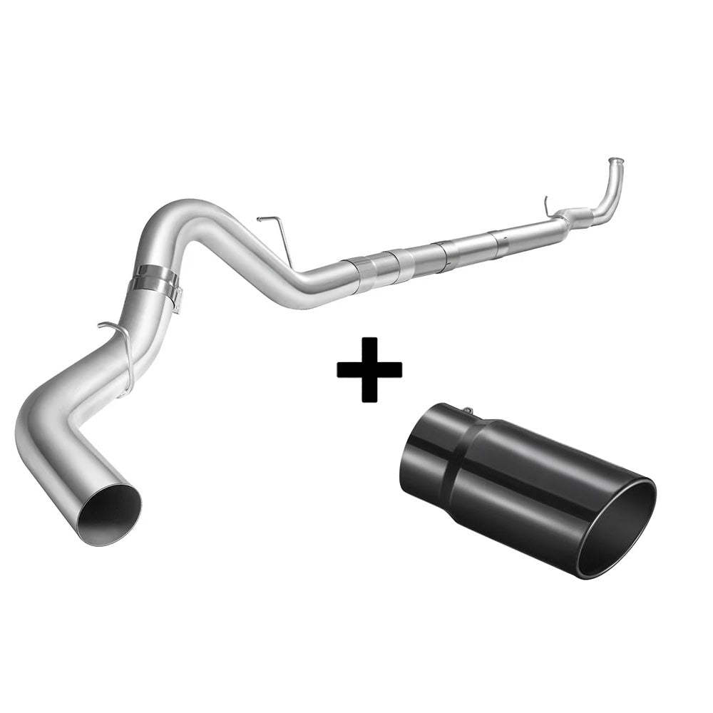 4"/5" Downpipe-Back 2011-2015 LML 6.6 Duramax DPF Delete Race Pipe | SPELAB