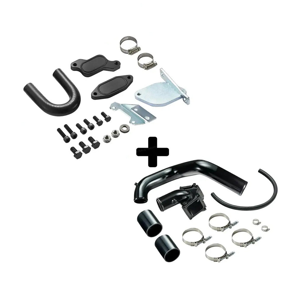 2007.5-2010 6.6L Duramax LMM EGR Delete Kit High Flow Intake Elbow Pipe Tube | SPELAB