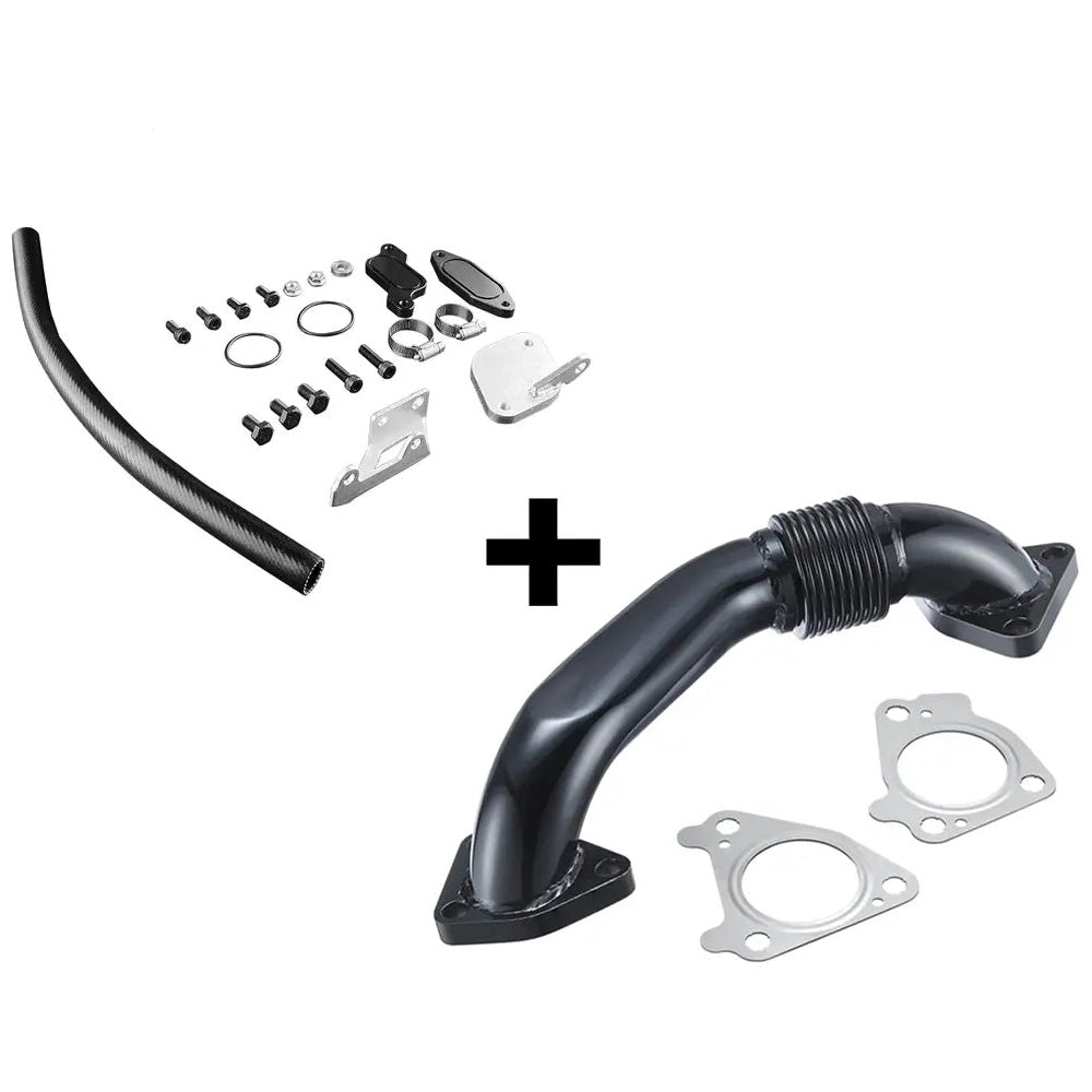 SPELAB 2006-2007 6.6L Duramax LBZ EGR Delete Kit w/High Flow Intake Elbow