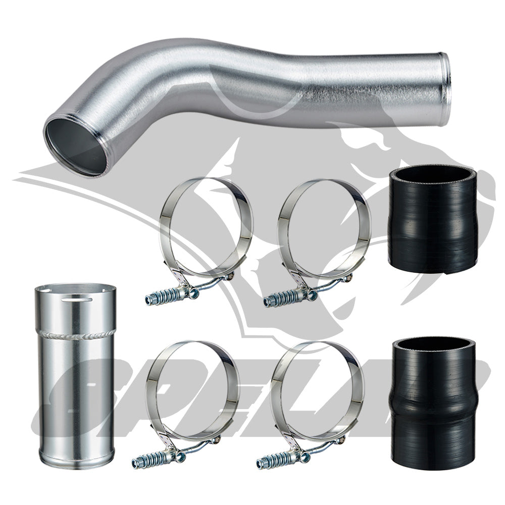 SPELAB 3.5" Hot Side Intercooler Pipe Kit For 2011-2016 6.7 Powerstroke Diesel Ford F250 F350 F450