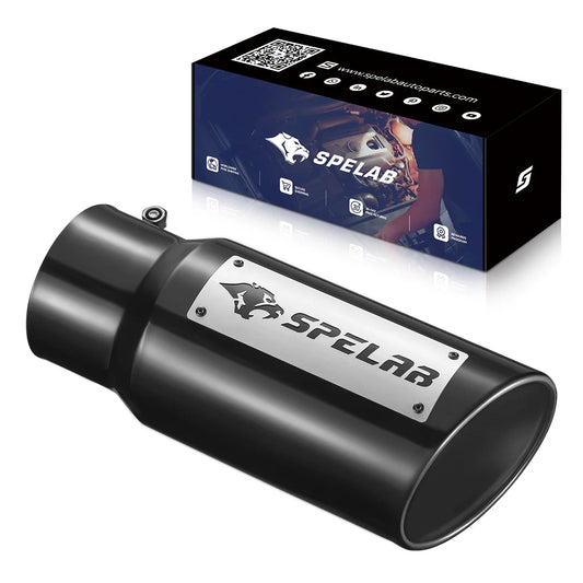SPELAB Upgrade Exhaust Tip - 4In 5Out, 5In 6Out, 12''Length, T304