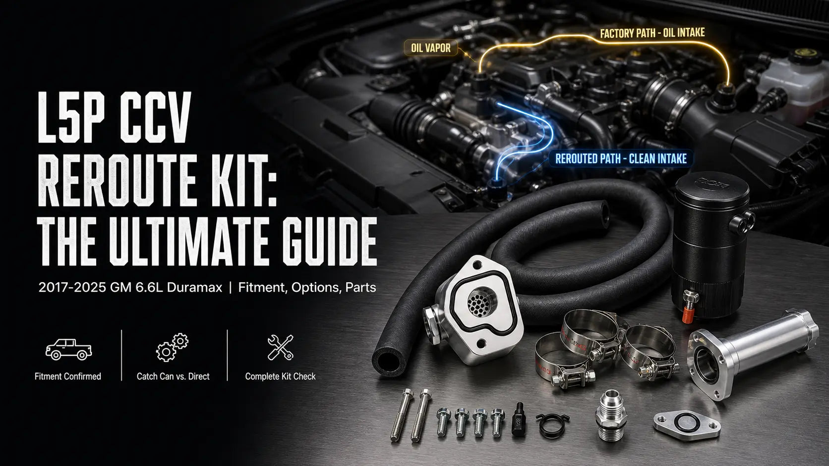 L5P CCV Reroute Kit | Fitment, Options & Parts DieselPerf
