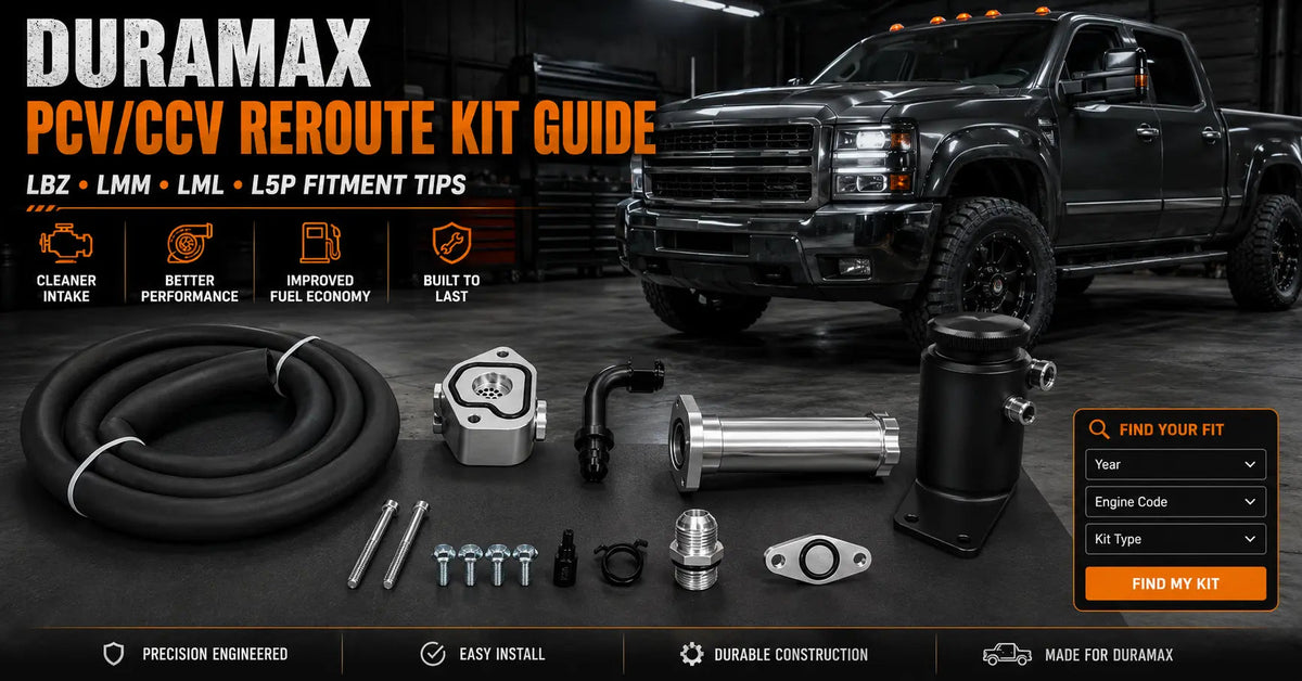 Duramax PCV/CCV Reroute Kit Guide: LBZ, LMM, LML & L5P Fitment Tips DieselPerf