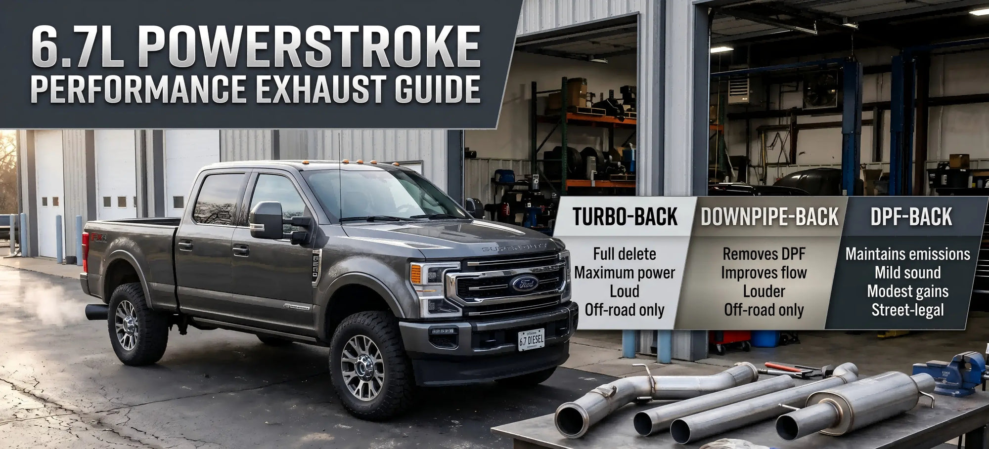 5-Inch Exhaust System Guide for 6.7 Powerstroke Buyers DieselPerf