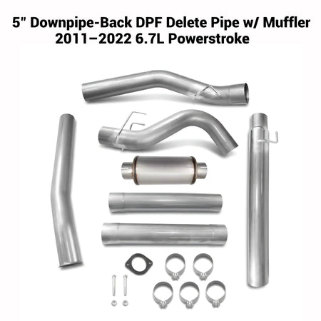 2011-2025 6.7L Powerstroke 4" & 5" DPF Delete Pipe DieselPerf