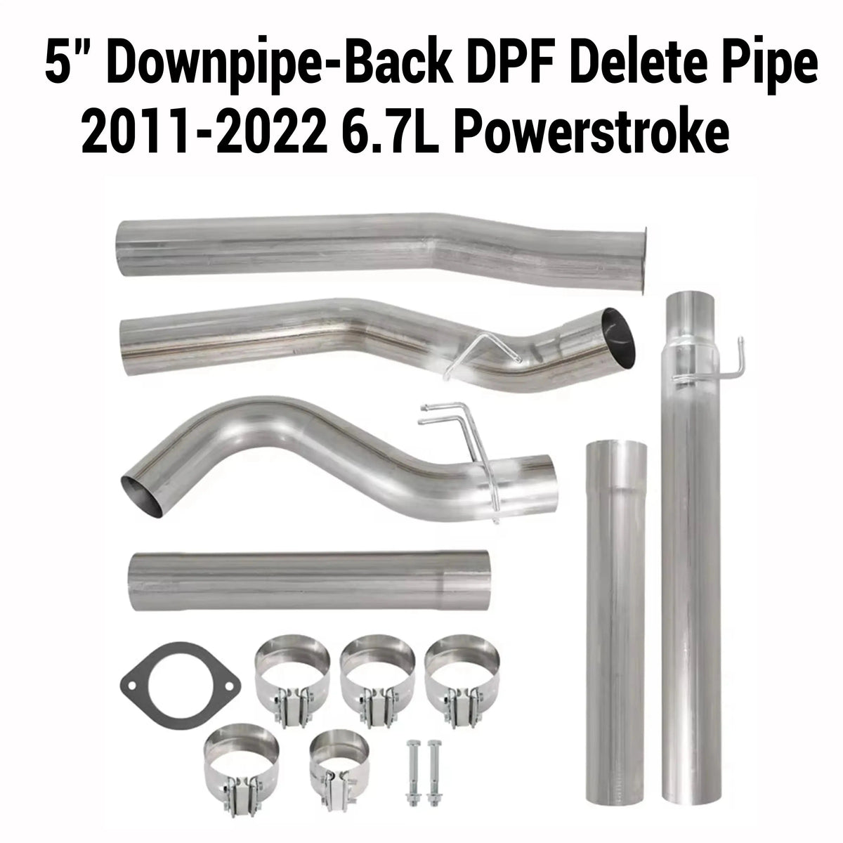 2011-2025 6.7L Powerstroke 4" & 5" DPF Delete Pipe DieselPerf