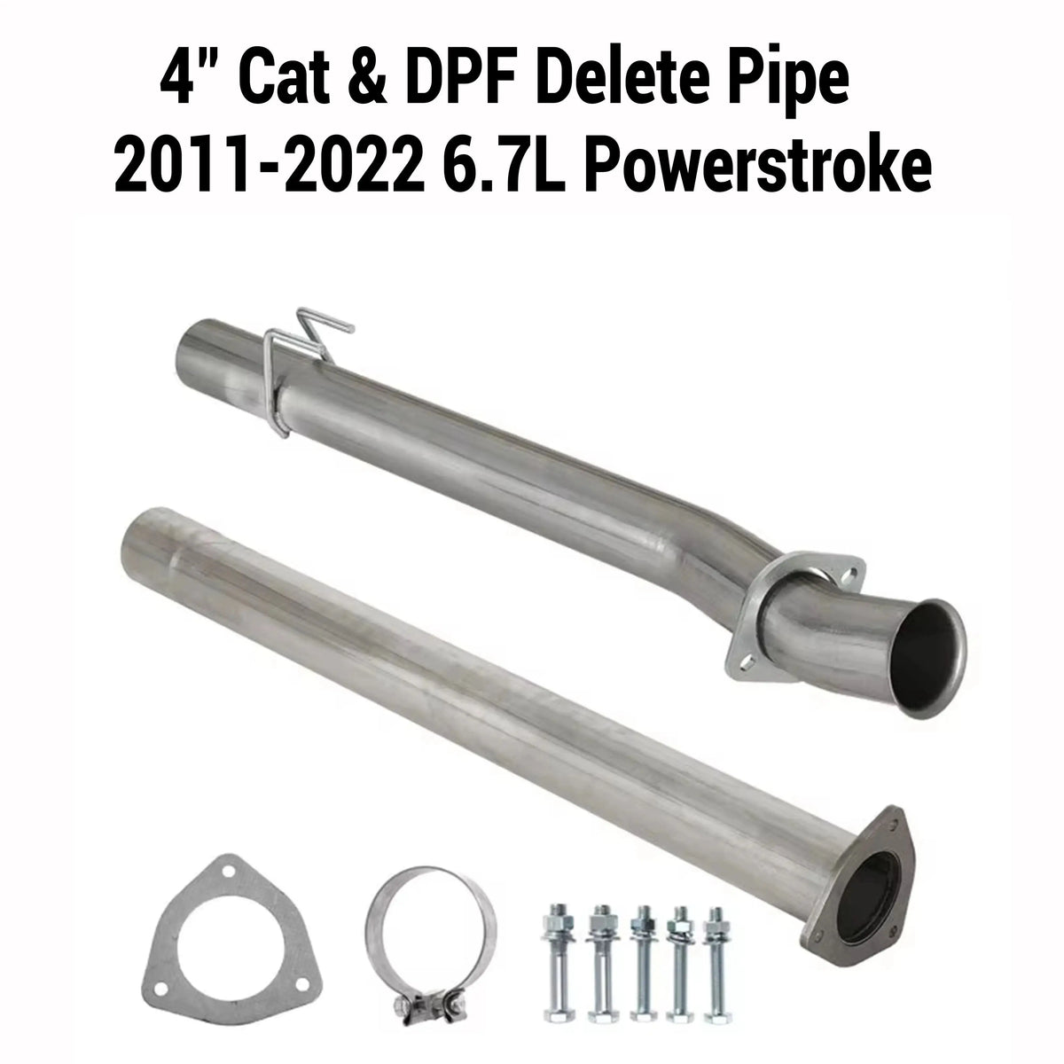 2011-2025 6.7L Powerstroke 4" & 5" DPF Delete Pipe DieselPerf