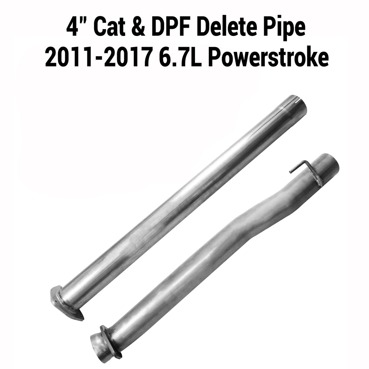 2011-2025 6.7L Powerstroke 4'' Cat&DPF Delete Pipe DieselPerf
