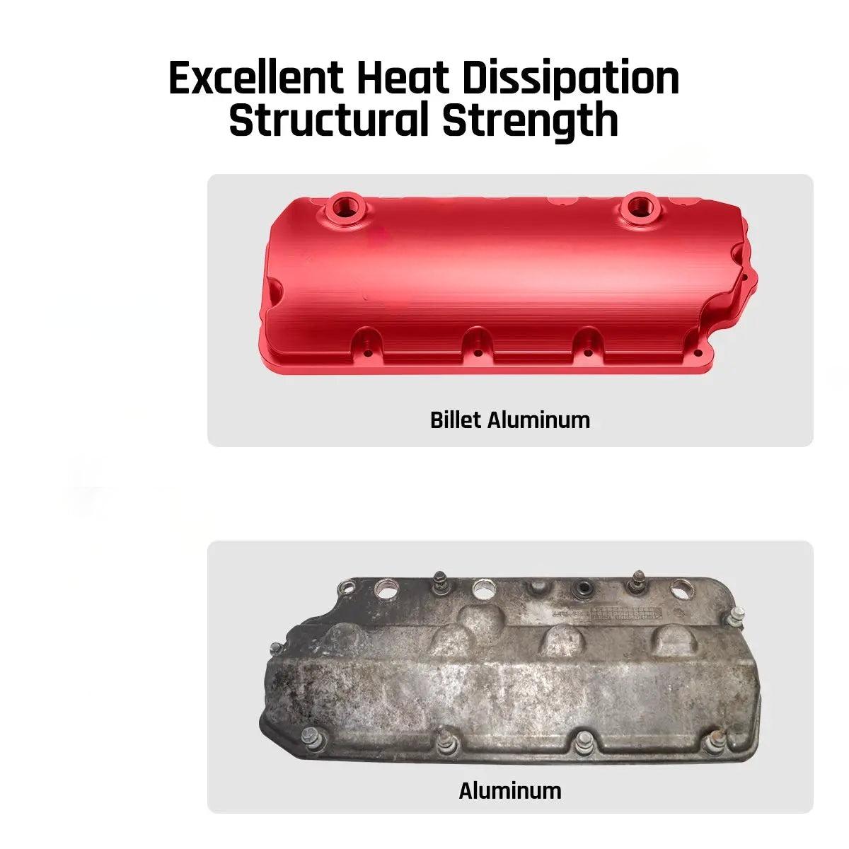 Billet Aluminum Valve Cover for 2008-2010 Ford 6.4L Powerstroke