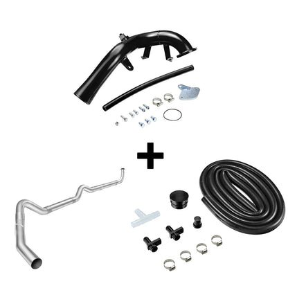 SPELAB 2006-2007 6.6L Duramax LBZ EGR Delete Kit w/High Flow Intake Elbow