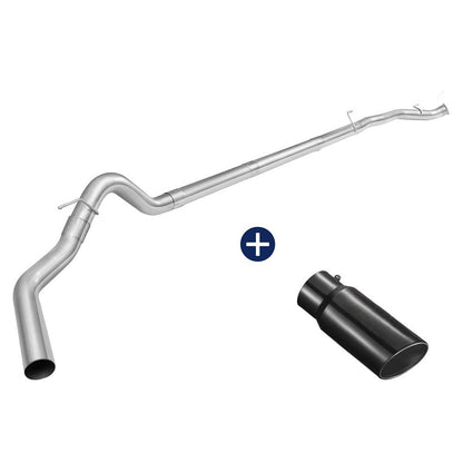 For 4" Turbo-Back 2010-2012 Dodge Ram 6.7L Diesel w/DPF Delete Race Pipe