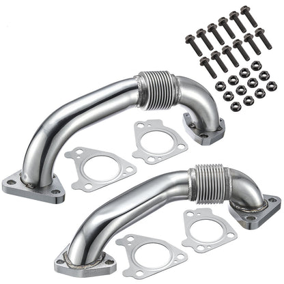 Exhaust Up-Pipe for 2001-2016 6.6L Chevrolet Chevy GMC Duramax LB7 LLY LBZ LMM LML | SPELAB