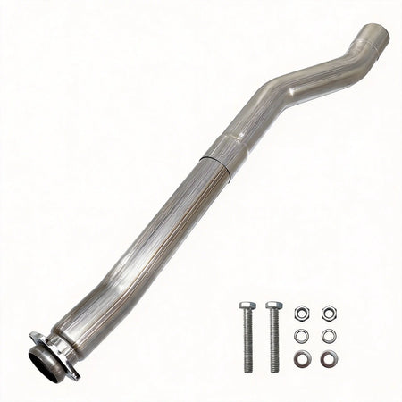 2003-2007 6.0L Powerstroke 3.5" Cat & Muffler Delete Race Pipe DieselPerf