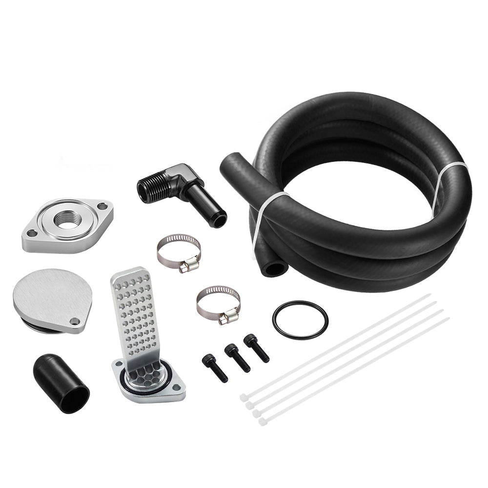 CCV Reroute/Delete Kit 2011-2025 Ford 6.7 Powerstroke F250 F350 F450 w/Catch Can