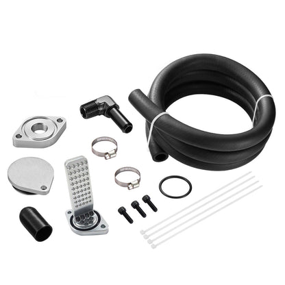 CCV Reroute/Delete Kit 2011-2025 Ford 6.7 Powerstroke F250 F350 F450 w/Catch Can