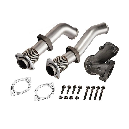 Bellowed Up-Pipe Kit & EBPV & Turbo For 1999.5-2003 7.3 Powerstroke Diesel