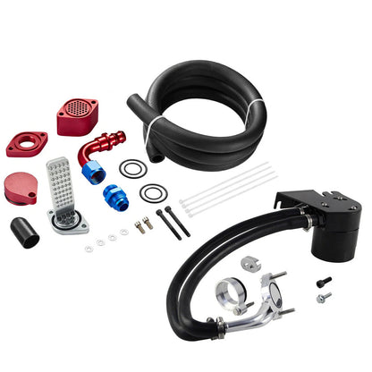 2011+ Ford 6.7L Powerstroke CCV Reroute/Delete w/Catch Can Internal&External  Kit