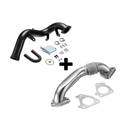 2007.5-2010 6.6L Duramax LMM EGR Delete Kit High Flow Intake Elbow Pipe Tube | SPELAB