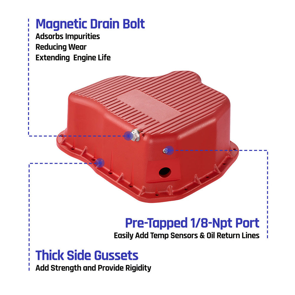 Oil Pan for 2011–2016 LML Chevrolet/GMC 2500HD 3500HD 6.6L Duramax