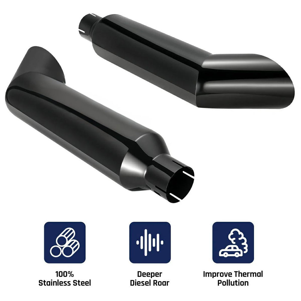 4"/5"Inlet 7"/8"Outlet 36"Tall Exhaust Stack Tip for Pickup