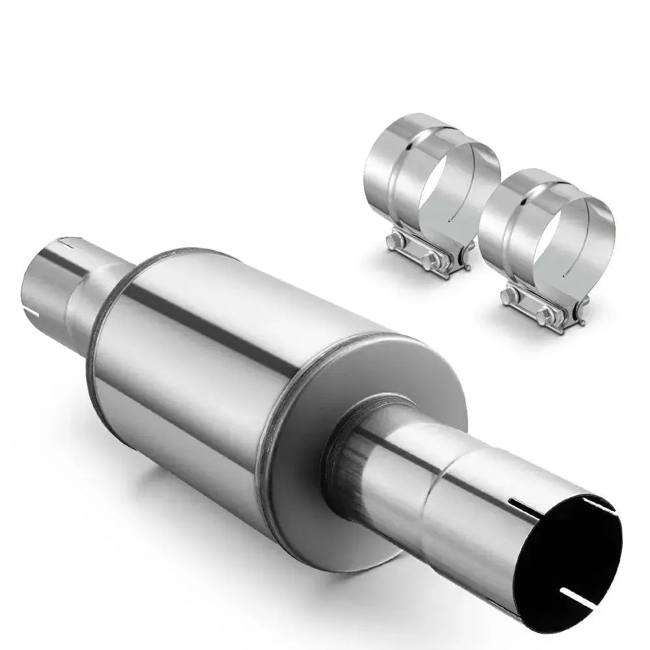 4''/5'' Stainless Steel Diesel Muffler For Dodge Ram Diesel Duramax Powerstroke DieselPerf