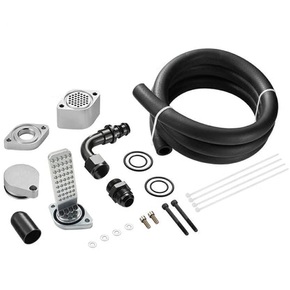 2011+ Ford 6.7L Powerstroke CCV Reroute/Delete w/Catch Can Internal&External  Kit