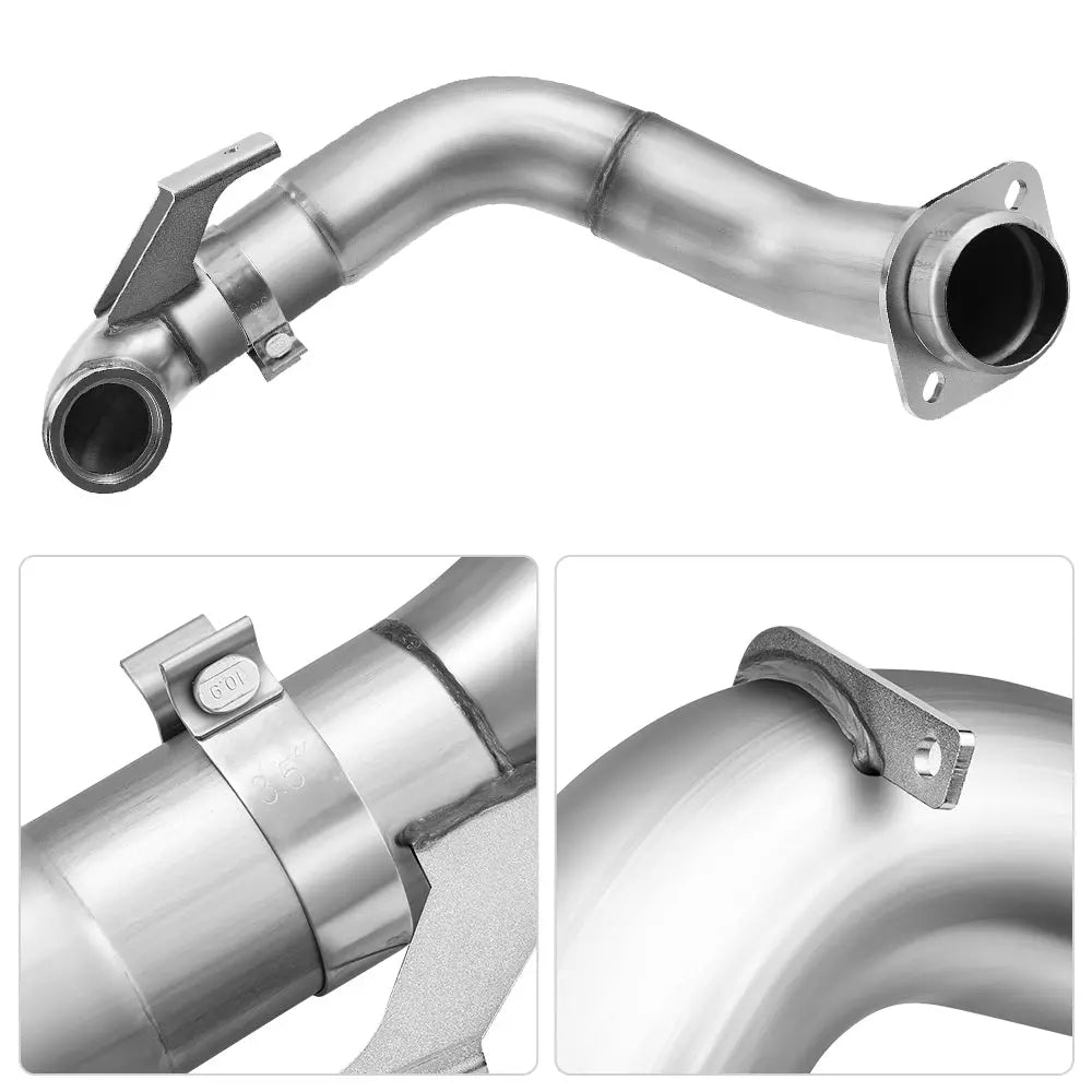 4" Turbo Downpipe Exhaust For 2015-2019 Ford 6.7L Powerstroke F250 F350 F450 F550